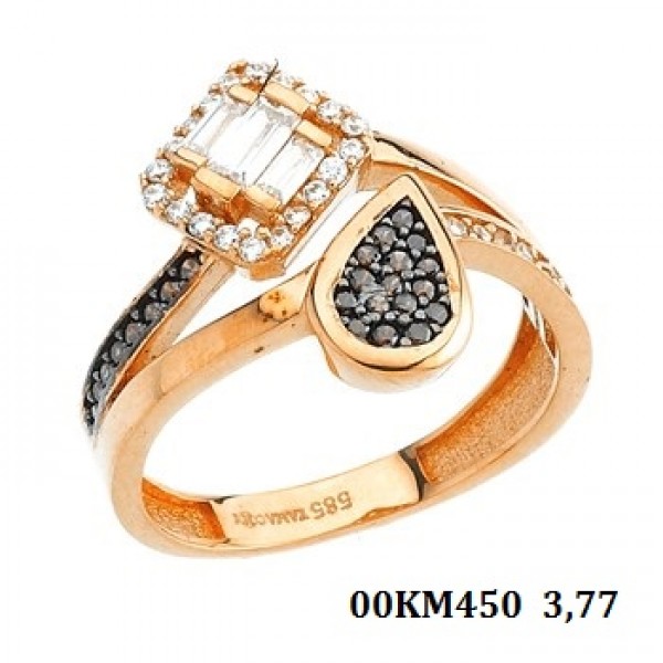 Златен пръстен YAMACHI OOKM450